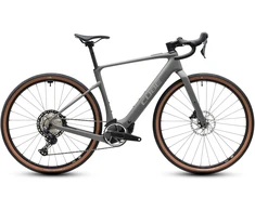 Elektrinis dviratis Cube Nuroad Hybrid C:62 Race 400X oldgrey'n'pilkas 2027-M (Dydis: M)