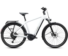 Elektrinis dviratis Cube Touring Hybrid ONE 600 metallicwhite'n'chrome 2027-54 cm (Dydis: 54 cm)