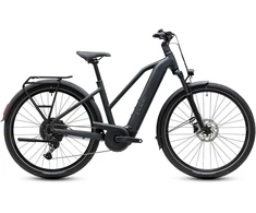 Elektrinis dviratis Cube Touring Hybrid ONE 600 Trapeze pilkas'n'coolgrey 2027-50 cm (Dydis: 50 cm)