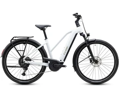 Elektrinis dviratis Cube Touring Hybrid ONE 600 Trapeze metallicwhite'n'chrome 2027-50 cm (Dydis: 50 cm)