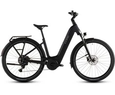 Elektrinis dviratis Cube Touring Hybrid ONE 600 Easy Entry coal'n'chrome 2026-54 cm (Dydis: 54 cm)
