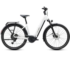 Elektrinis dviratis Cube Touring Hybrid ONE 600 Easy Entry metallicwhite'n'chrome 2027-50 cm (Dydis: 50 cm)
