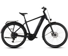 Elektrinis dviratis Cube Touring Hybrid ONE 600 coal'n'chrome 2026-62 cm (Dydis: 62 cm)