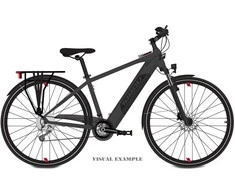 Elektrinis dviratis Tabou Kinetic UP ECO anthracite-red-20" (Dydis: 20")