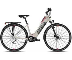 Elektrinis dviratis Tabou Mono UP 1.0 pilkas-red-18" (Dydis: 18")