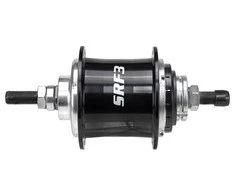 Galinė įvorė Sturmey-Archer S­RF3 Alu 36H 3-speed freewheel juodas