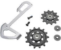 Galinio pavarų perjungėjo ratukų komplektas SRAM GX Eagle X-Sync su kojelės dalimi
