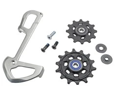 Galinio pavarų perjungėjo ratukų komplektas SRAM XX1 Eagle X-Sync CERAMIC su kojelės dalimi