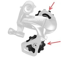 Galinio pavarų perjungėjo ratukų komplektas Shimano RD-4700
