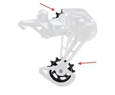 Galinio pavarų perjungėjo ratukų komplektas Shimano RD-M7100