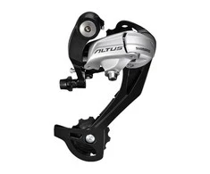 Galinis pavarų perjungėjas Shimano ALTUS RD-M370 9-speed sidabrinis