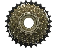 Galinis žvaigždžių blokas Shimano MF-TZ500 7 greičių (užsukamas)
