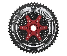 Galinis žvaigždžių blokas SunRace CSMZ90 12-speed 11-50T juodas