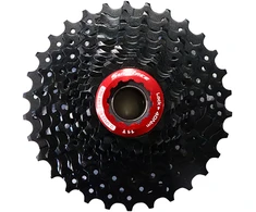 Galinis žvaigždžių blokas SunRace CSRZ800 12-speed juodas-11-30T