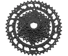 Galinis žvaigždžių blokas SunRace CSU980 9-speed juodas-11-42T
