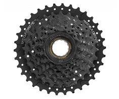 Galinis žvaigždžių blokas SunRace MFM300 7-speed 14-34T juodas (užsukamas)