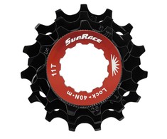 Galinių žvaigždučių komplektas SunRace SPCS10 11-13-15T 10-speed with lockring juodas