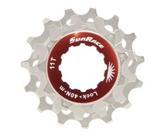 Galinių žvaigždučių komplektas SunRace SPCS12 11-13-15T 12 greičių su užraktu metalinis