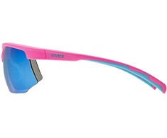 Glasses uvex aerios s pink matt / mirror mėlynas