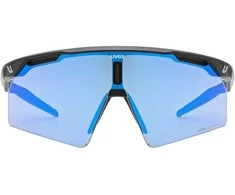 Glasses uvex ultimate pace ultra CV juodas matt / mirror mėlynas
