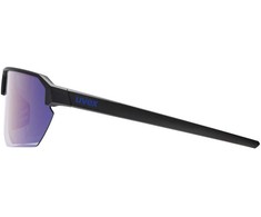 Glasses uvex vectiv juodas matt / mirror mėlynas