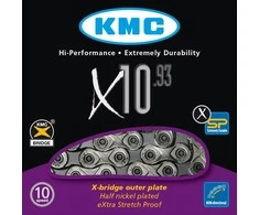 Grandinė KMC X10 Sidabrinis/Juodas 10-speed 114-links