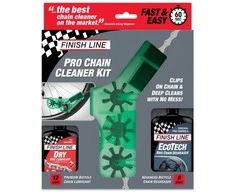 Grandinės priežiūros rinkinys Finish Line Chain Cleaner su nuriebalintoju ir tepalu