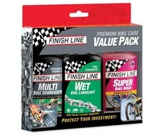 Grandinės priežiūros rinkinys Finish Line Value Pack Wet 3 vnt. x 120 ml