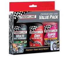 Grandinės priežiūros rinkinys Finish Line Value Pack Dry 3 vnt. x 120 ml
