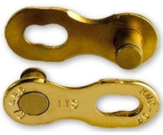Grandinės sujungimas KMC MissingLink 11R Ti-N Gold (2 pcs.)