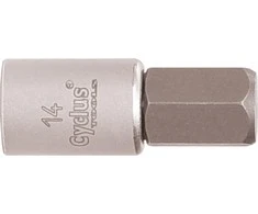 Įrankis Cyclus Tools 3/8" lizdas iki šešiakampio 14 mm (720595)