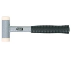 Įrankis Cyclus Tools soft-head hammer 650g 250mm anti-rebound with replaceable plastikas heads (720925)