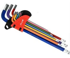 Įrankis ProX Hex 1.5/2/2.5/3/4/5/6/8/10mm CR-V multicolored