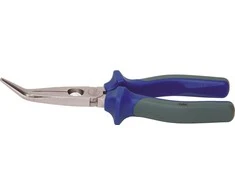 Įrankis žnyplės Cyclus Tools Long Nose sulenktas 200mm (720502)