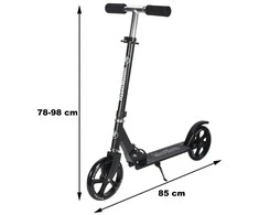 Paspirtukas HyperMotion Rockster juodas