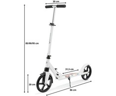 Paspirtukas HyperMotion City Swift 12 baltas