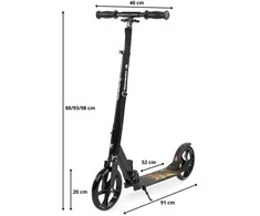 Paspirtukas HyperMotion Vibe juodas