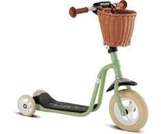 Paspirtukas PUKY R 1 Classic retro žalias