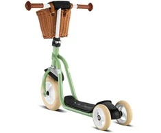 Paspirtukas PUKY R 1 Classic retro žalias
