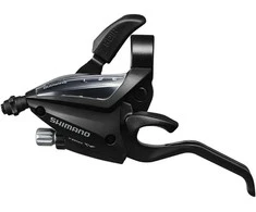 Pavarų perjungimo ir stabdžių rankenėlė Shimano ST-EF500 3-speed