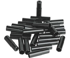 Pavarų šarvo antgaliukas ProX Alu juodas (100pcs.)