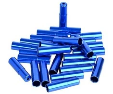 Pavarų šarvo antgaliukas ProX Alu mėlynas (100pcs.)