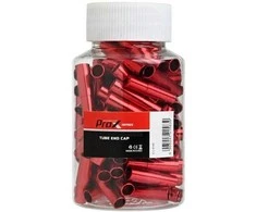 Pavarų šarvo antgaliukas ProX Alu red (100pcs.)