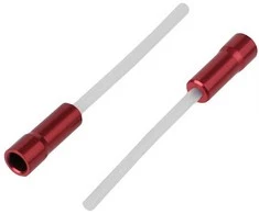 Pavarų šarvo antgaliukas ProX Alu with seal red (30pcs.)