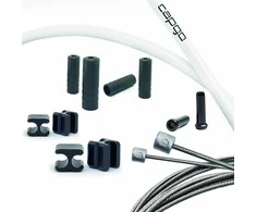Pavarų troselių komplektas Capgo BL Doube(2x) stainless Shimano/Sram Road &amp; MTB baltas