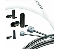 Pavarų troselių komplektas Capgo BL Double(2x) ECO stainless Shimano/Sram Road &amp; MTB baltas