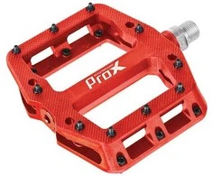 Pedalai ProX Base Pro 26 plastikas Pins axle Cr-Mo red