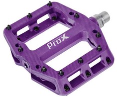 Pedalai ProX Base Pro 26 plastikas Pins axle Cr-Mo violetinė