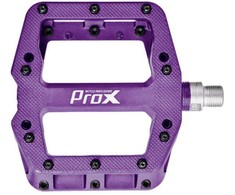 Pedalai ProX Base Pro 26 plastikas Pins axle Cr-Mo violetinė
