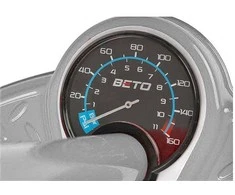 Pompa pastatoma BETO Alu CMP-137AG5 sidabrinis Dual-head su manometriu